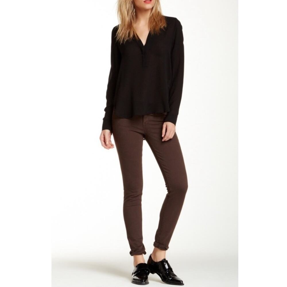Vince Riley Legging Brown Pants in Oak